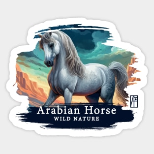 Arabian Horse - WILD NATURE - HORSE -18 Sticker